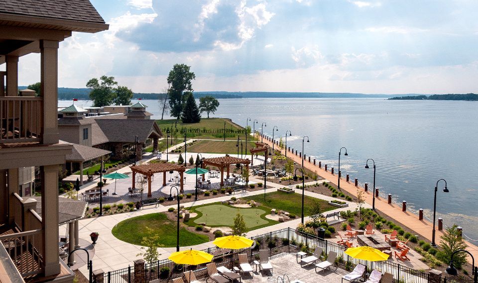 An image of the Chautauqua Harbor Hotel in Celoron NY