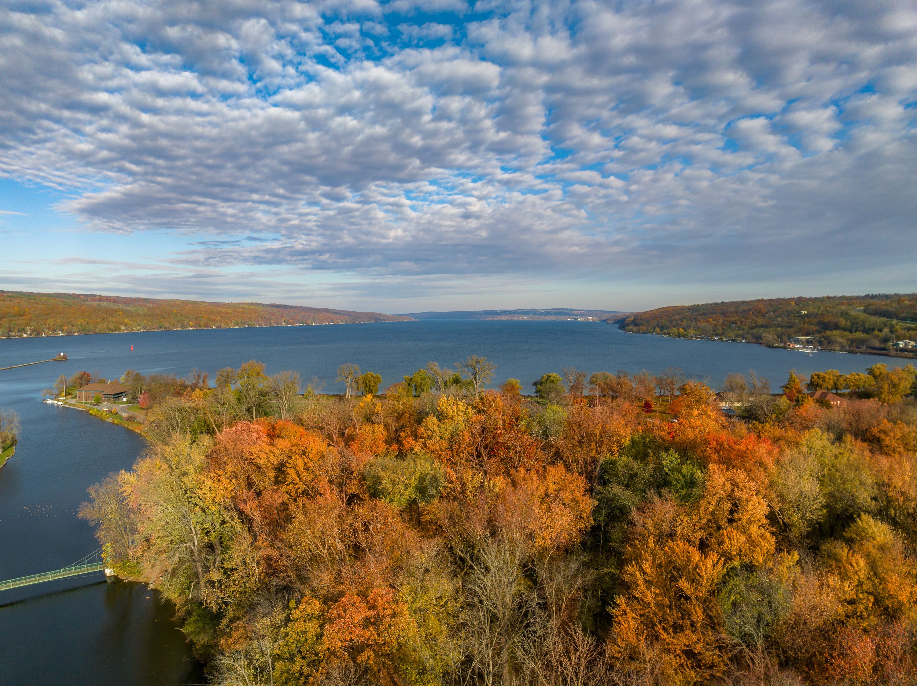 Fall in Celoron NY on the shores of Chautauqua Lake
