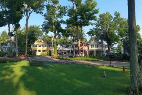 An image of the Chautauqua Harbor Hotel in Celoron NY